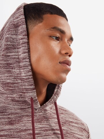 JACK & JONES Regular Fit Sweatshirt 'HELBY' in Rot