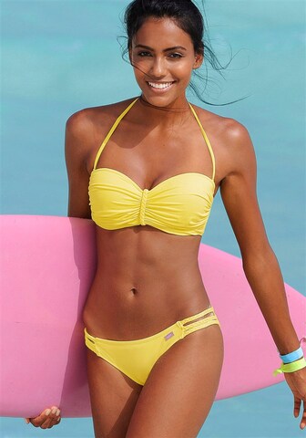 BUFFALO Bikinihose 'Happy' in Gelb