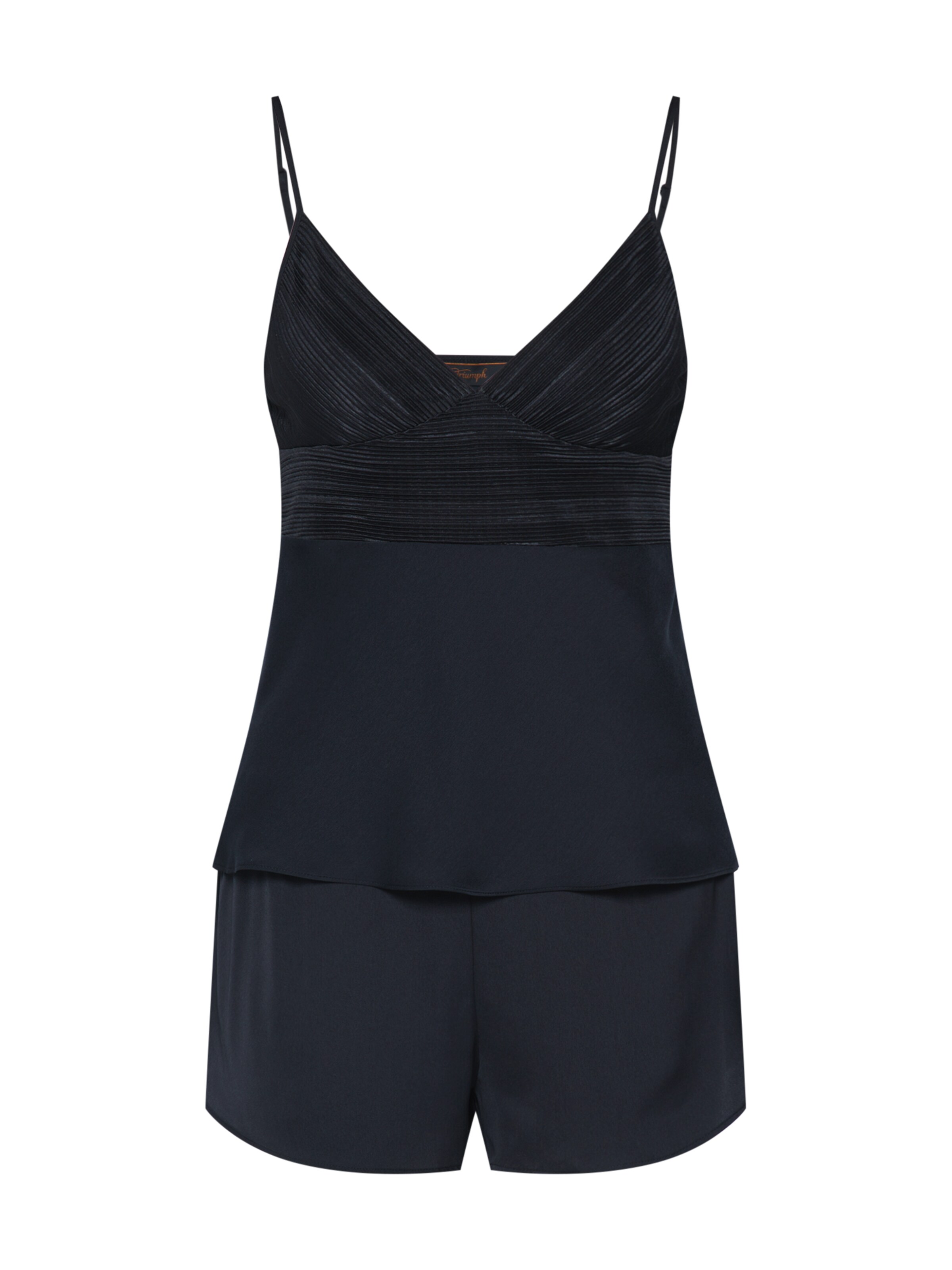 TRIUMPH - Pyjama 'Chemises' in de kleur Zwart