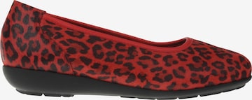 Natural Feet Ballet Flats in Red