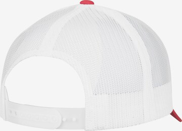 Cappello da baseball '5-Panel Retro' di Flexfit in rosso