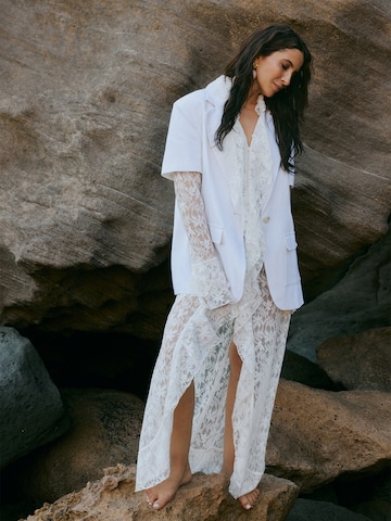 Lace Dress And Blazer Look