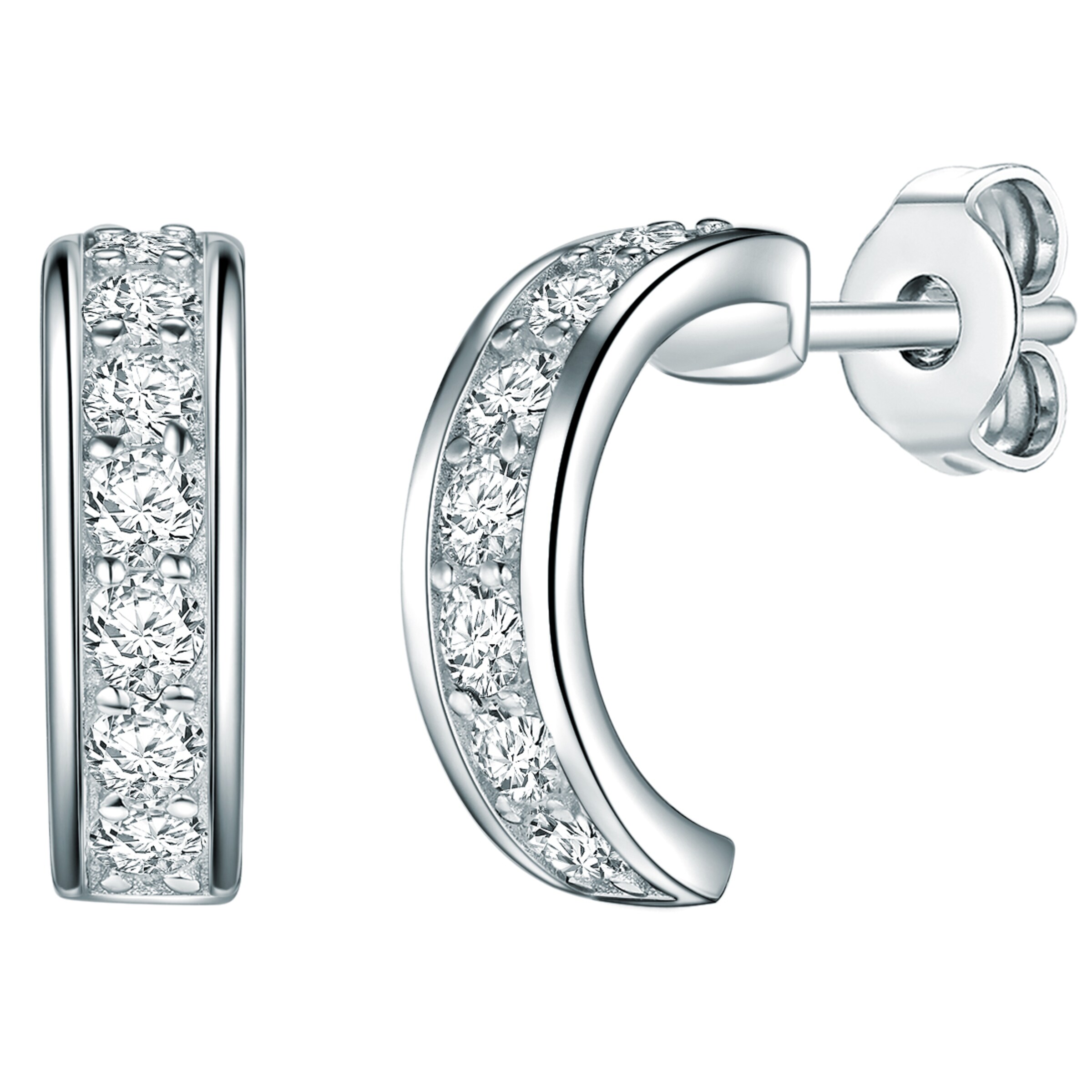 Rafaela Donata Oorbellen in Zilver: voorkant