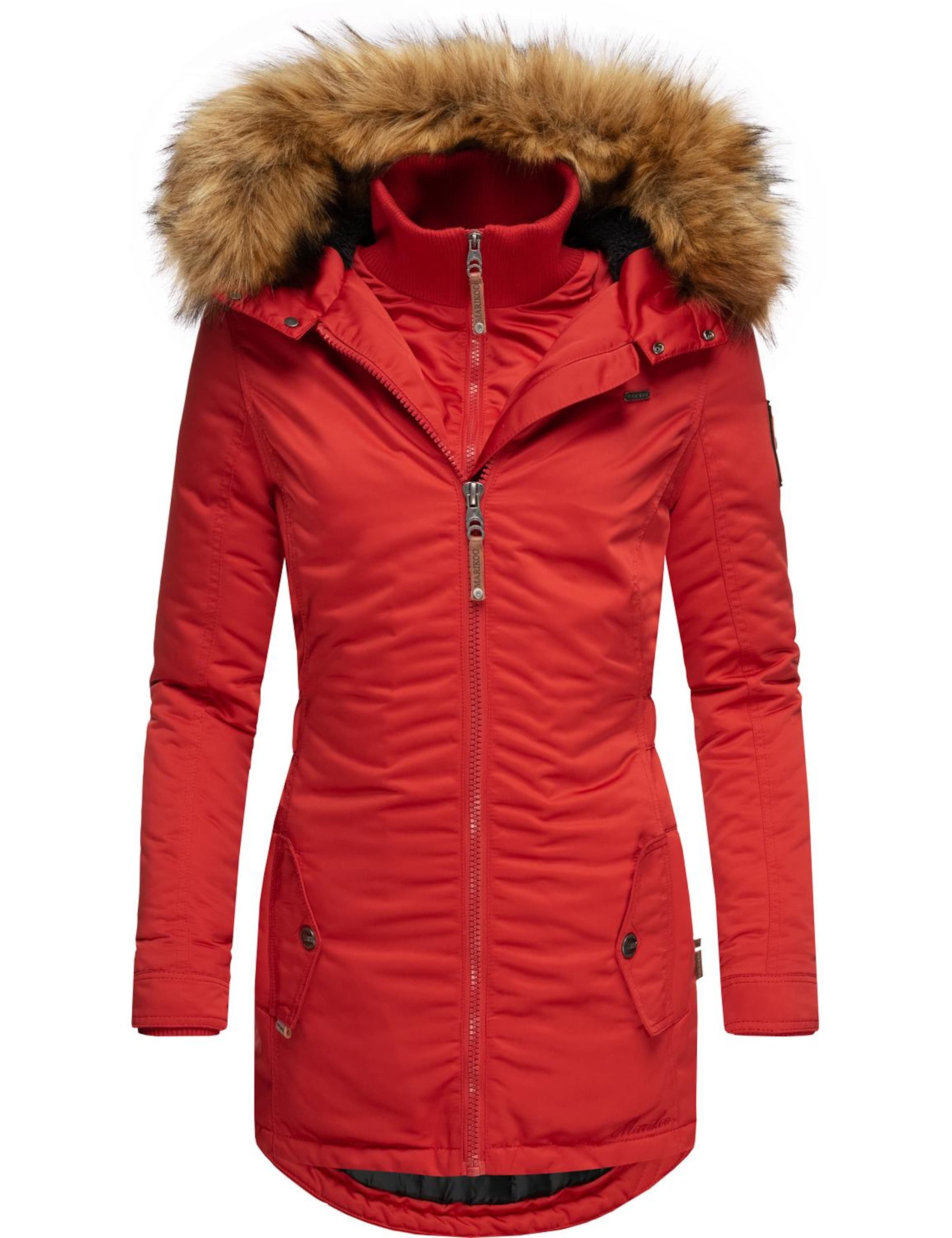 Cappotto invernale 'Sanakoo' di MARIKOO in rosso: frontale