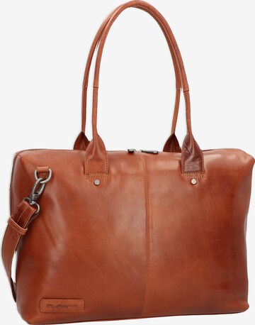 Plevier Document Bag in Brown