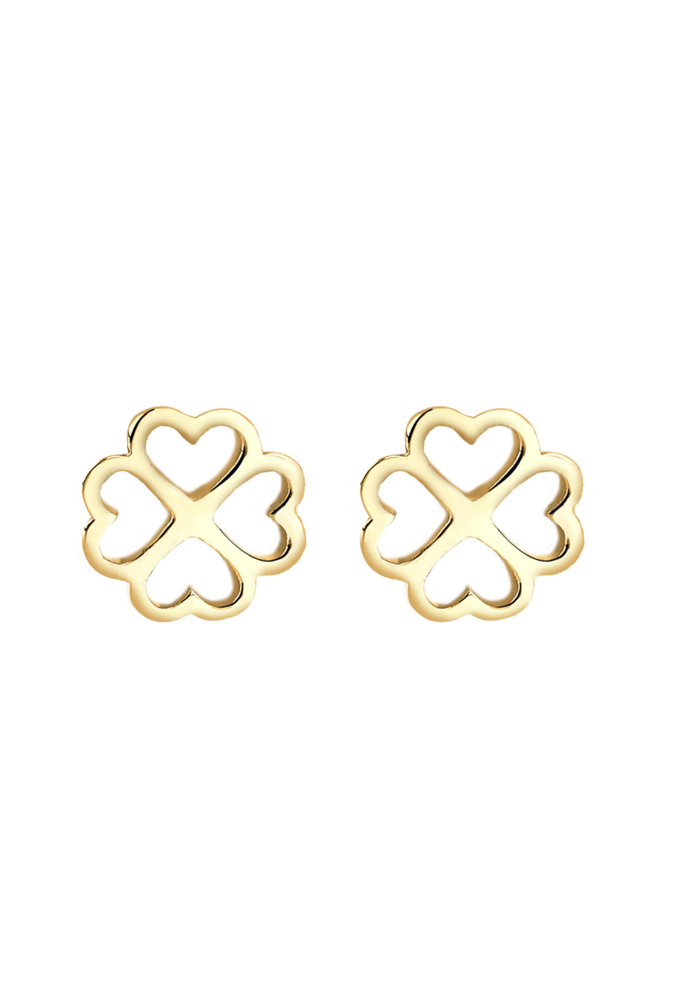 ELLI Sieraden 'Kleeblatt' in Goud: voorkant