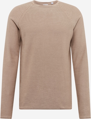 Only & Sons Sweater 'Dextor' in Brown: front