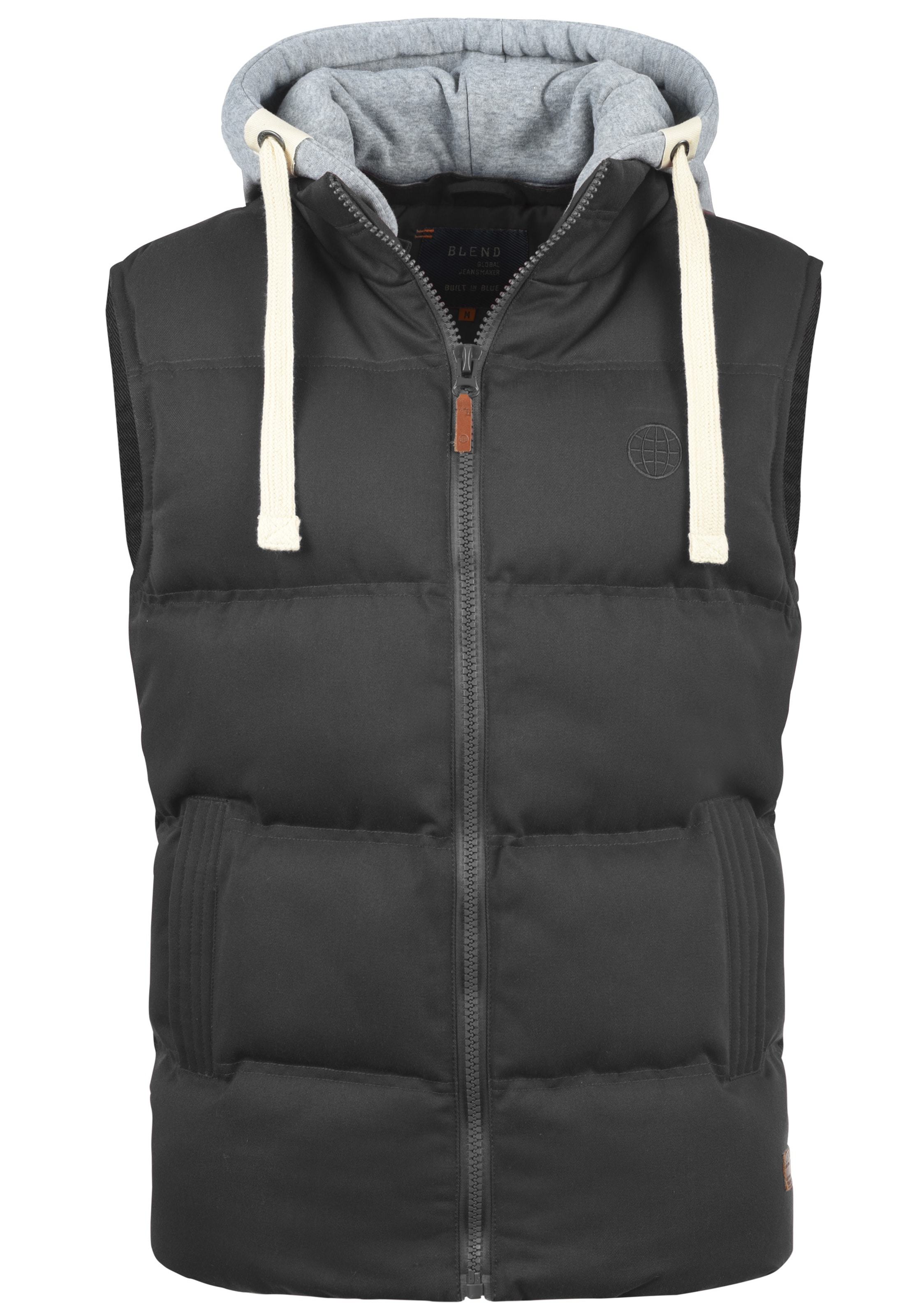 BLEND Bodywarmer 'Jens' in Grijs: voorkant