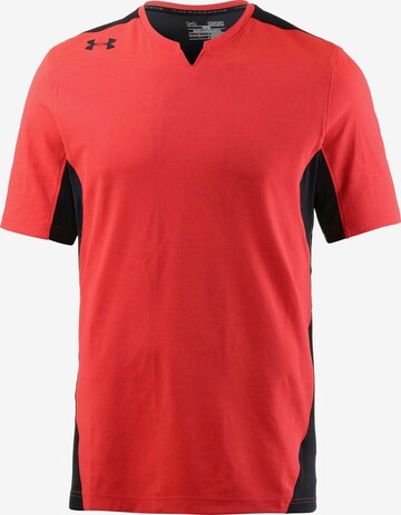 UNDER ARMOUR Funktionsshirt 'Pitch II' in Rot: predná strana