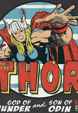 LOGOSHIRT Shirt 'Thor' in Bruin