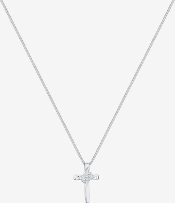 ELLI Kette 'Kreuz' in Silber: predná strana