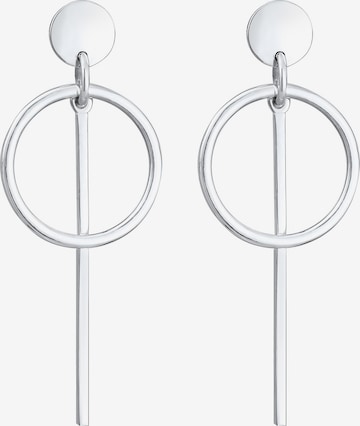 Boucles d'oreilles 'Geo' ELLI en argent