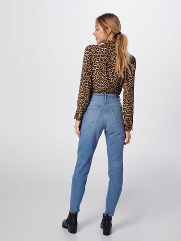 PIECES Slimfit Jeans 'Leah' in Blauw