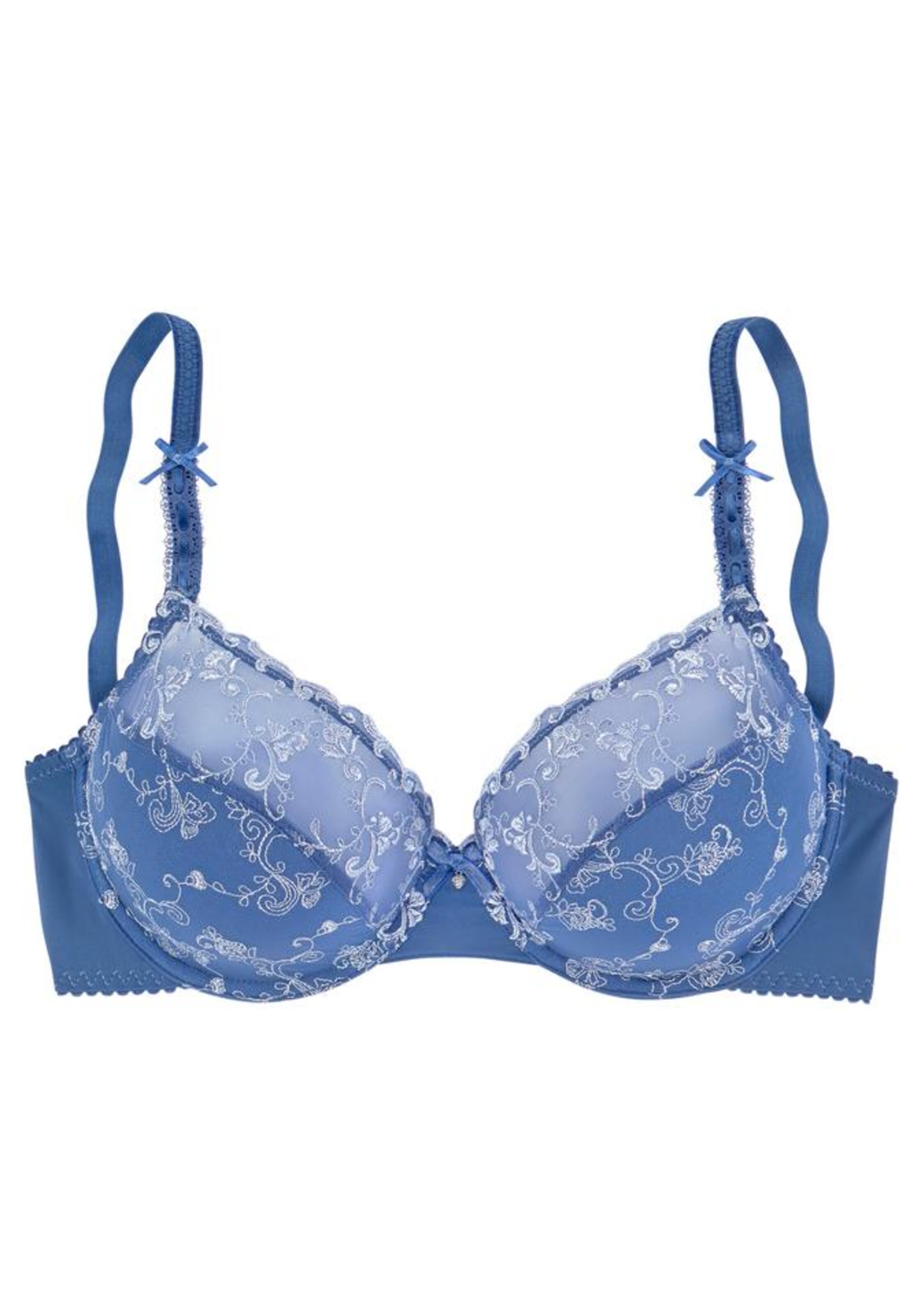 NUANCE - Bügel-BH in blue denim