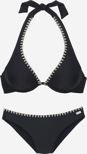 BUFFALO Bikini en beige / noir, Vue avec produit