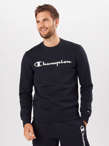 Regular fit Bluză de molton de la Champion Authentic Athletic Apparel pe albastru: față