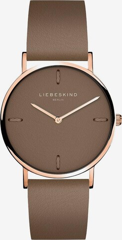 Liebeskind Berlin Analog Watch in Brown: front