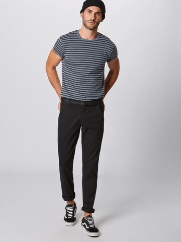 Lindbergh Slim fit Chino trousers 'Classic' in Black