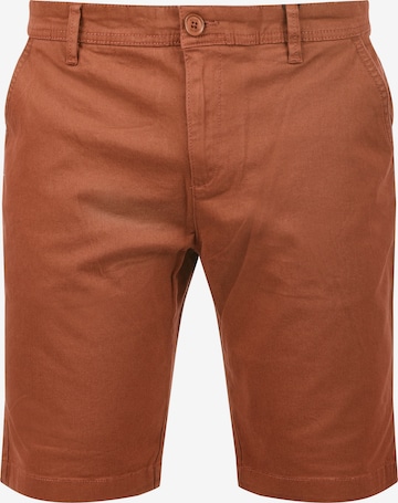 !Solid Chino 'Lamego' in Bruin: voorkant