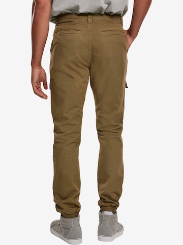 Urban Classics Tapered Cargobroek in Groen