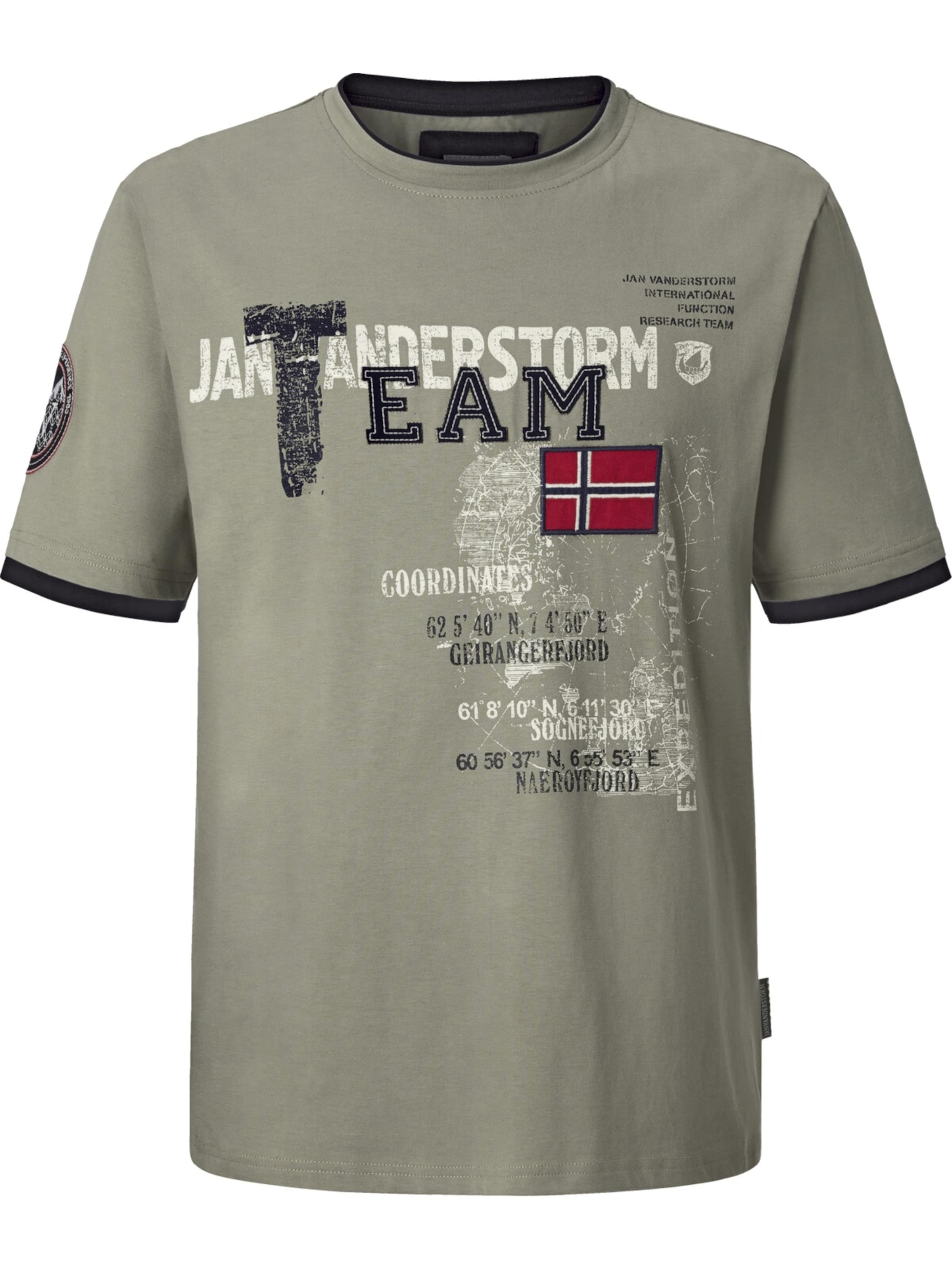 Jan Vanderstorm Shirt 'Sölve' in Green: front