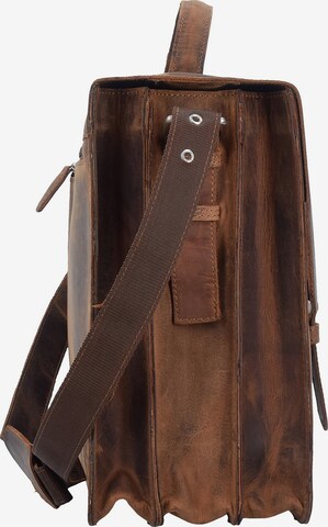 Plevier Document Bag '550er Serie' in Brown