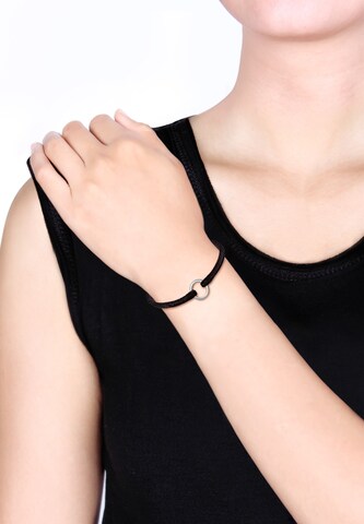 ELLI Armband 'Kreis' in Schwarz