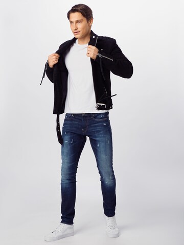 G-Star RAW Slimfit Džíny – modrá