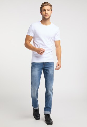 T-Shirt 'Aaron' MUSTANG en blanc