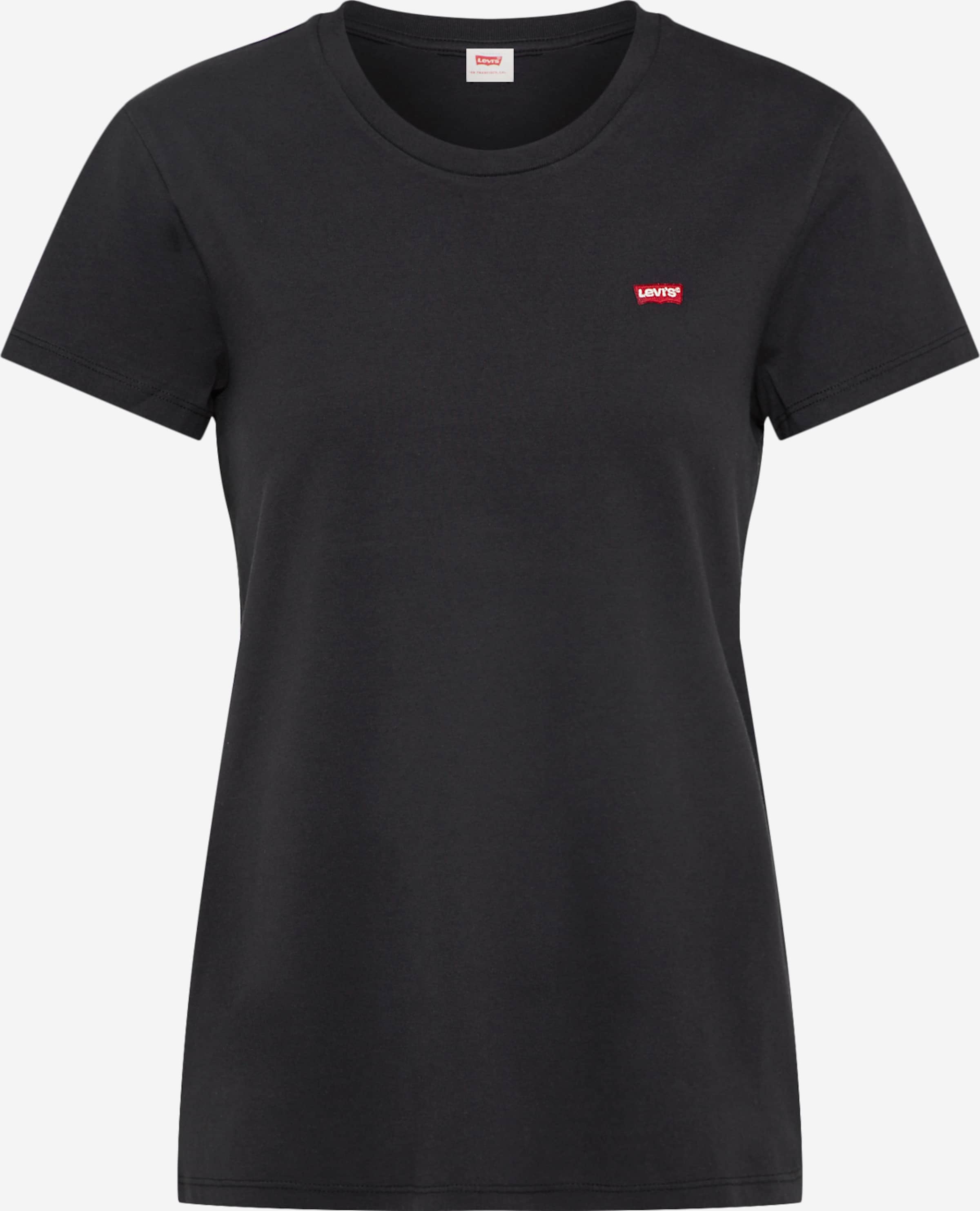 Grap Ga trouwen links LEVI'S Shirt 'PERFECT TEE BLACKS' in Zwart | ABOUT YOU