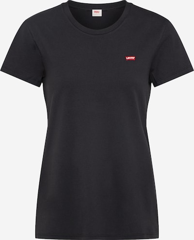 LEVI'S ® T-shirt 'Perfect Tee' i eldröd / svart / vit, Produktvy