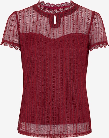 SPIETH & WENSKY Klederdracht blouse in Rood: voorkant