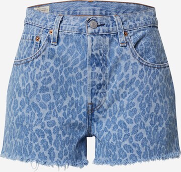 LEVI'S ® Regular Jeans '501® Original Short' i blå: forside