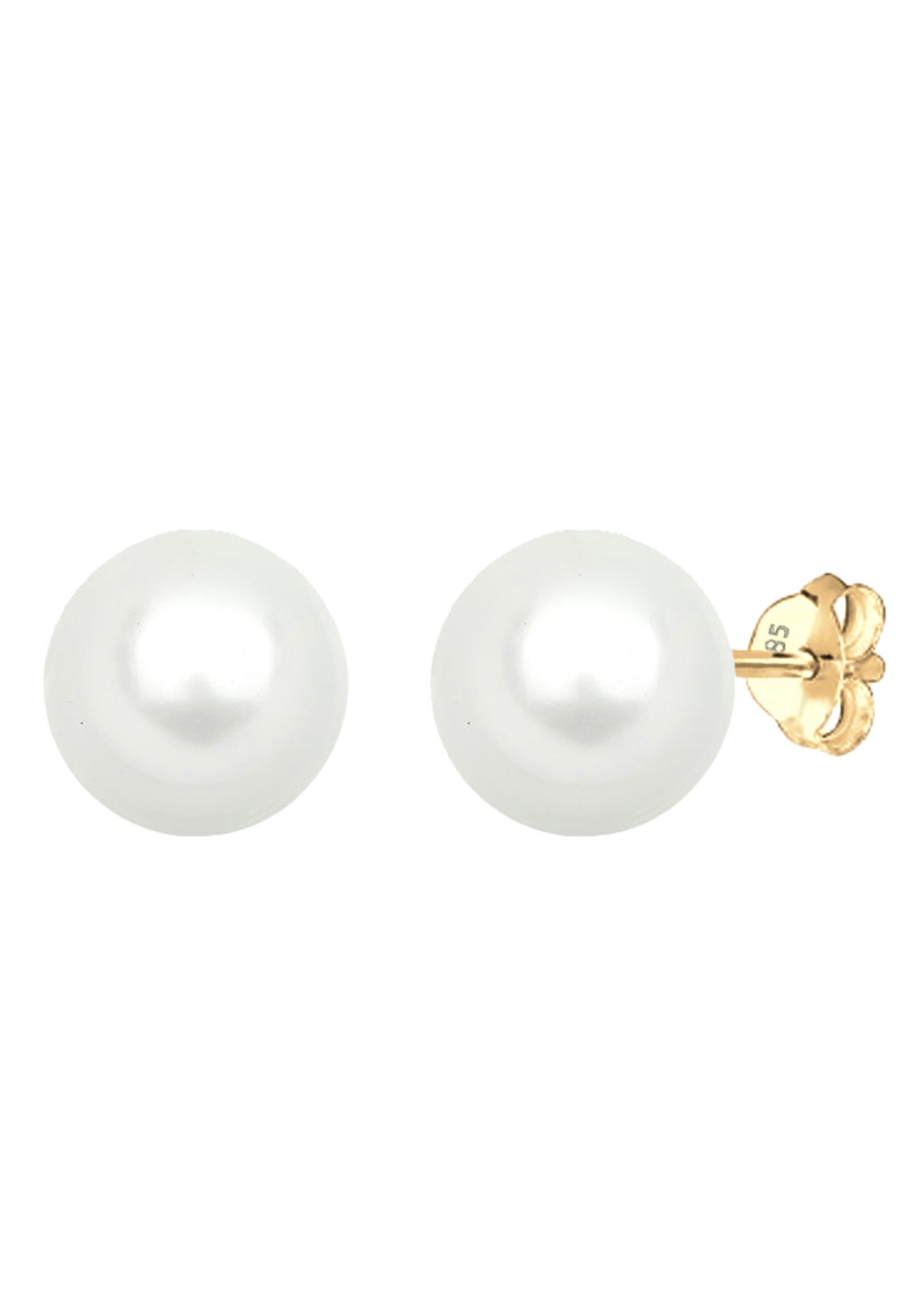 ELLI PREMIUM Earrings 'Perlen' in White
