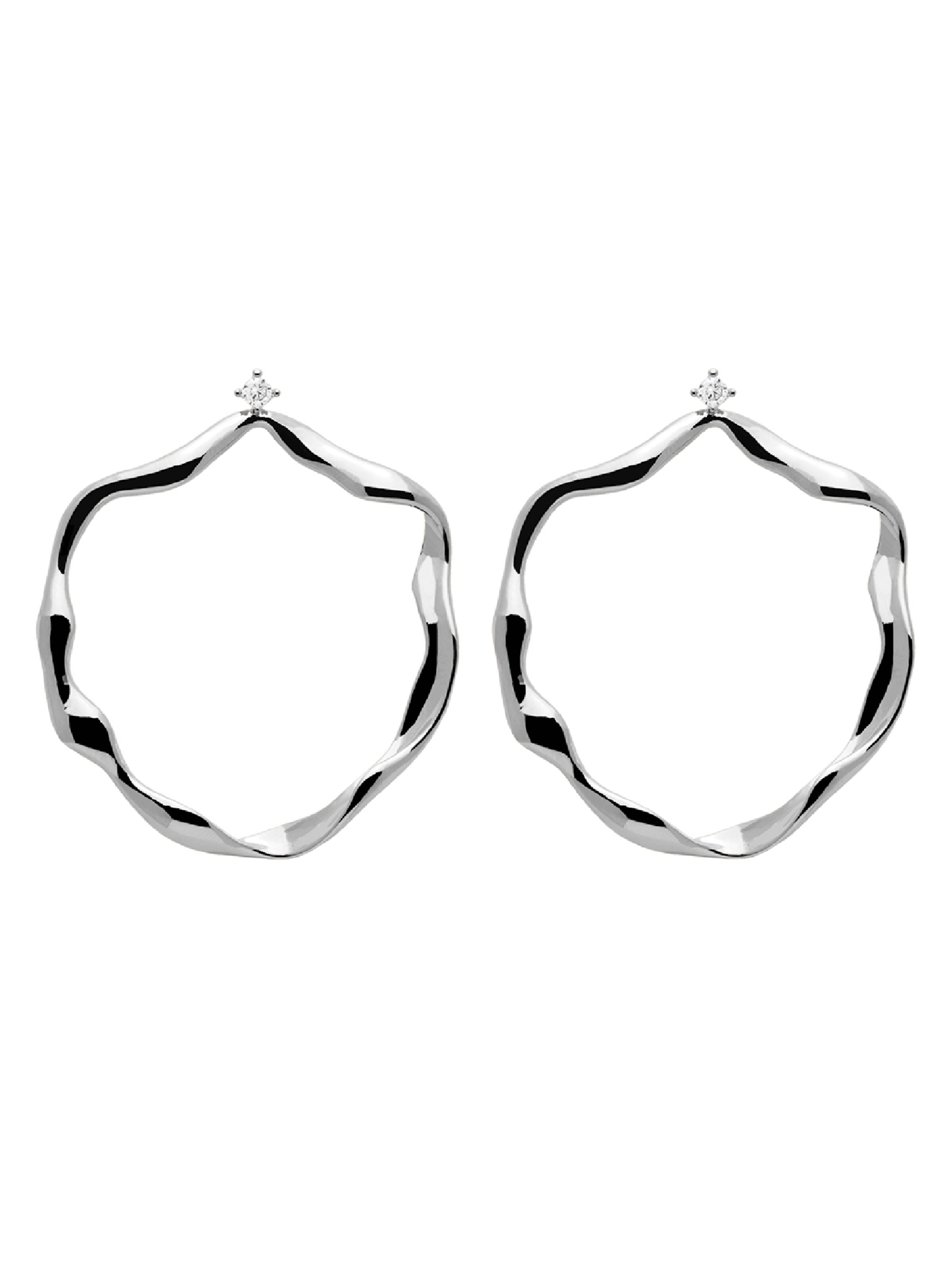 P D PAOLA - Ohrringe 'Akari' in silber