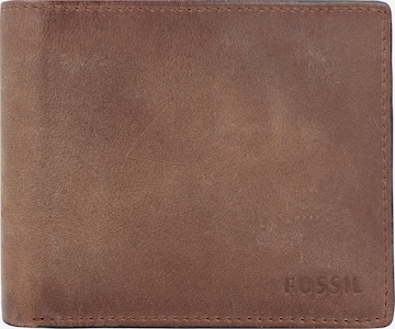 Porte-monnaies FOSSIL en marron : devant