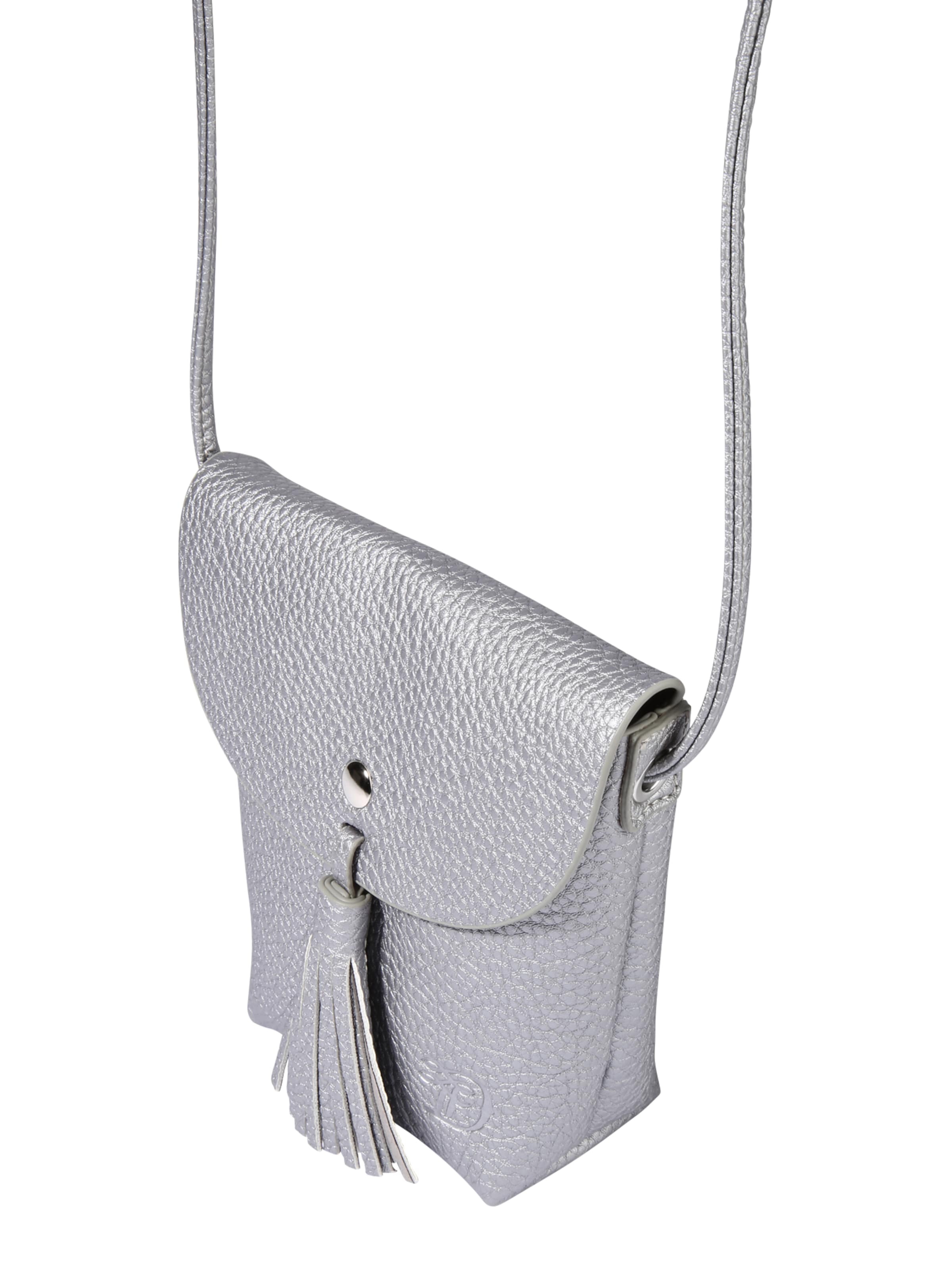 Geantă de umăr 'IDA' de la TOM TAILOR DENIM pe argintiu: lateral