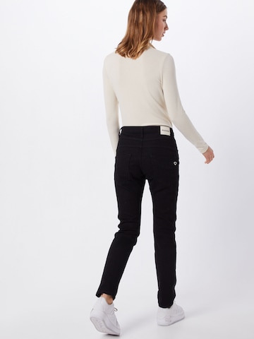 PLEASE Slimfit Jeans in Schwarz: zadná strana