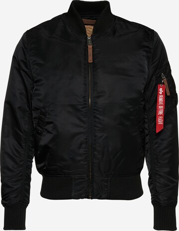 ALPHA INDUSTRIES Between-Season Jacket 'MA-1 VF 59' in Black: front