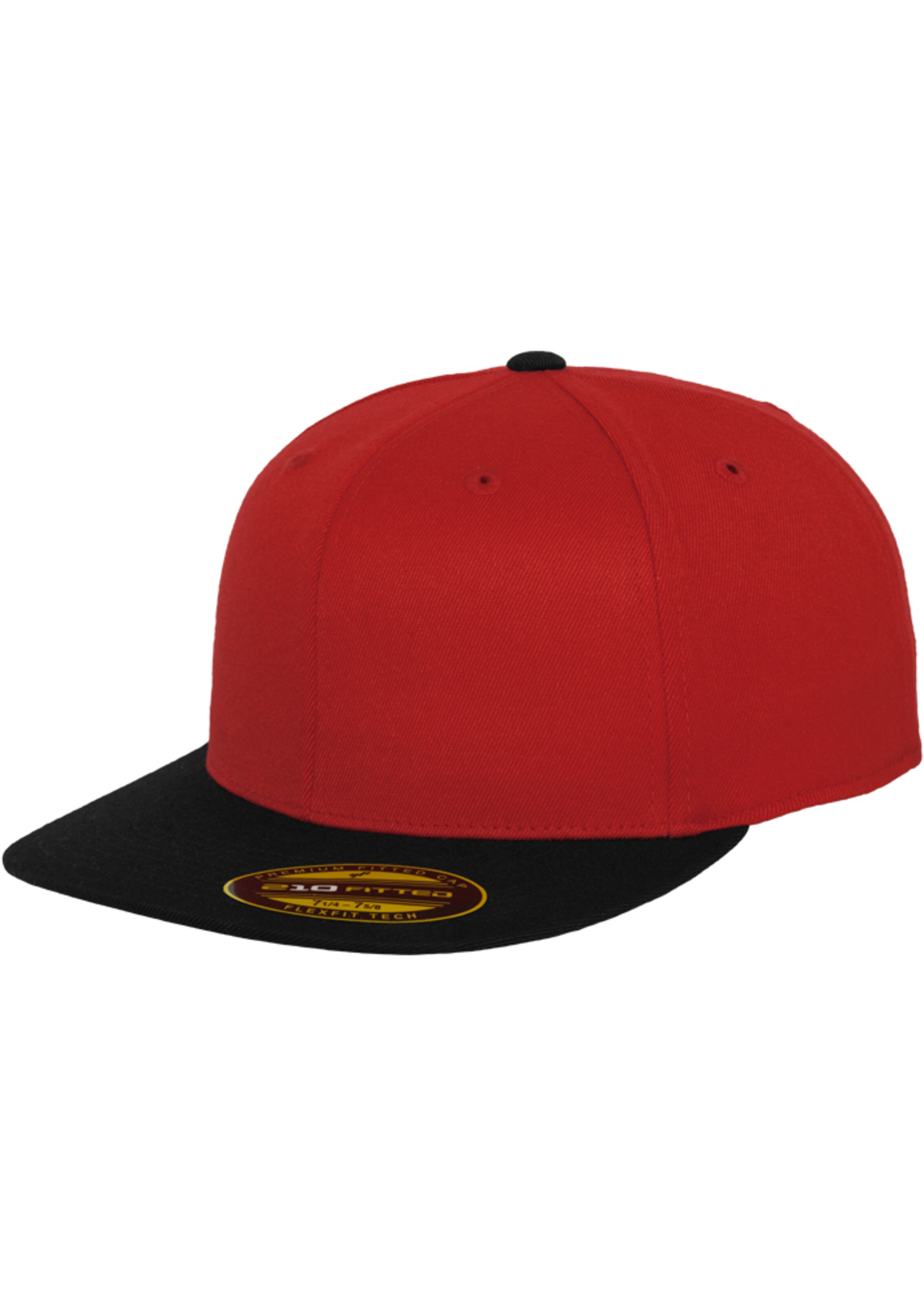 Cappello da baseball 'Premium 210' di Flexfit in rosso: frontale