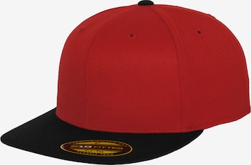 Cappello da baseball 'Premium 210' di Flexfit in rosso: frontale