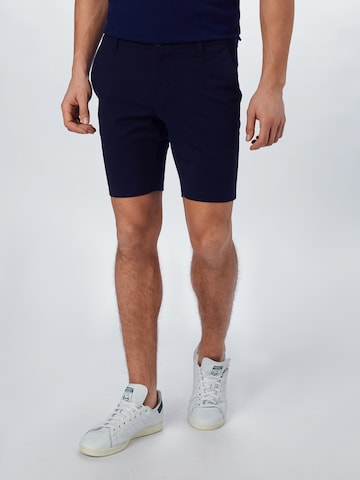 INDICODE JEANS Slimfit Shorts 'Aalborg' in Blau: predná strana