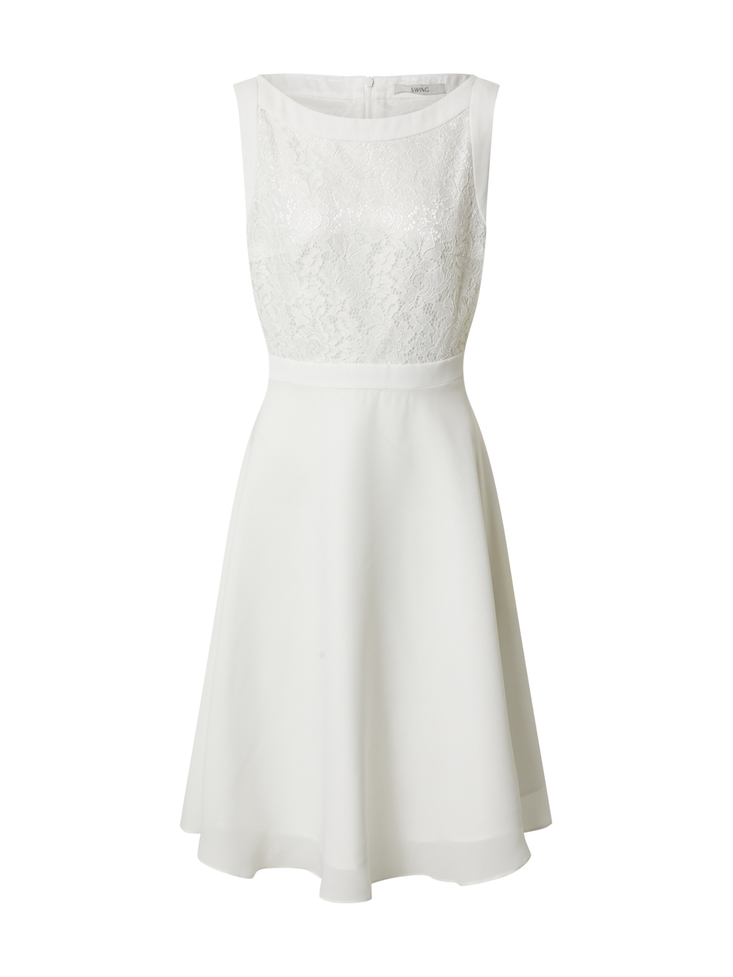 Swing Kleid In Creme Weiss About You