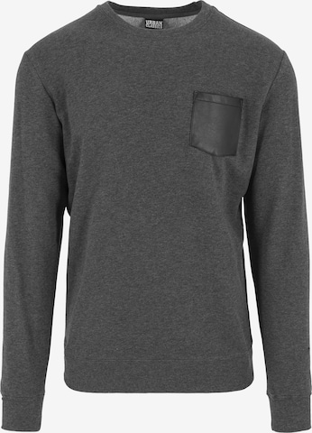 Urban Classics Sweatshirt in Grey: front