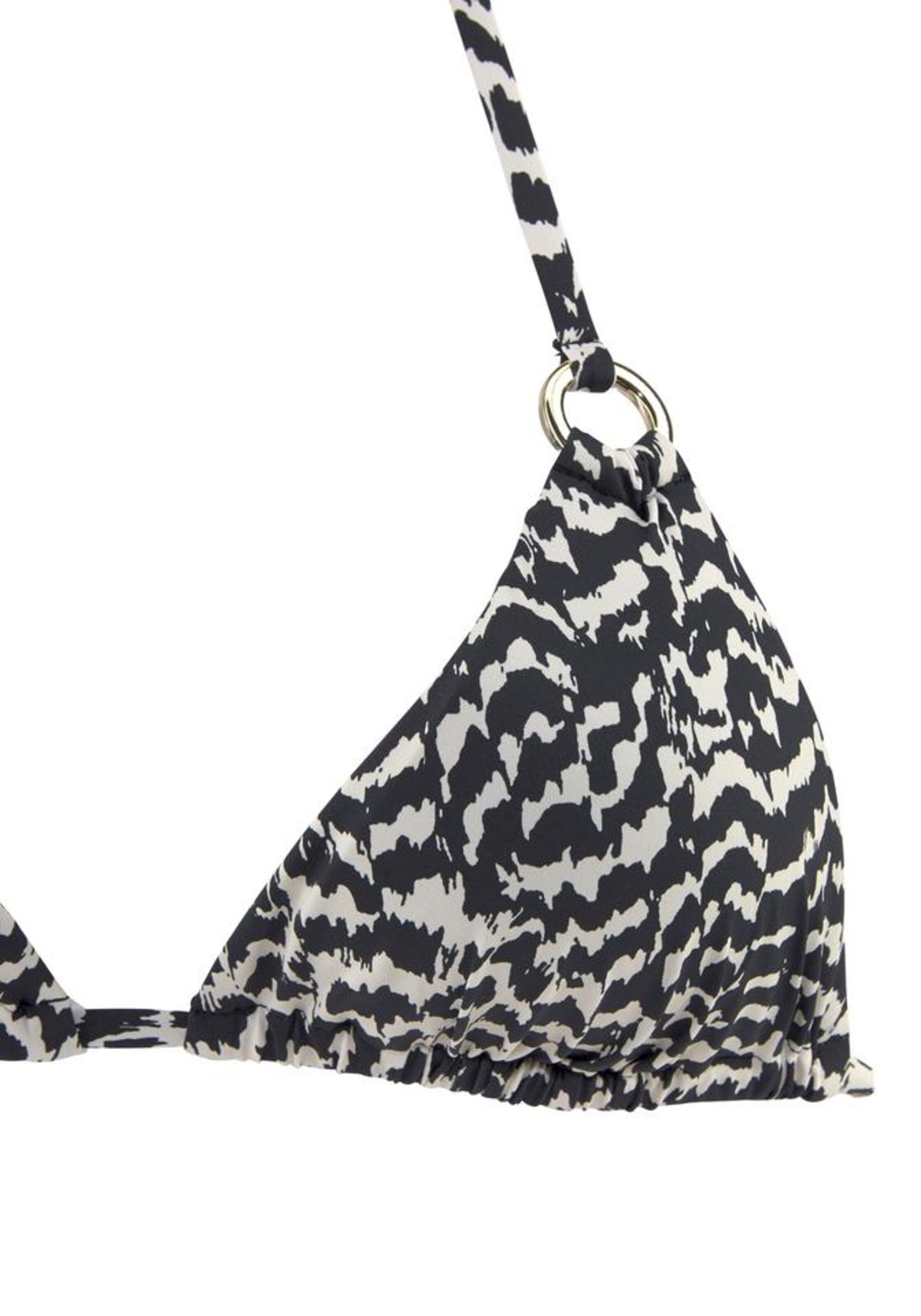 melns LASCANA Trijstūra formas Bikini augšdaļa