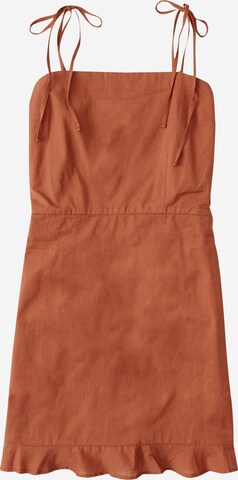 Abercrombie & Fitch - Vestido en marrón: frente