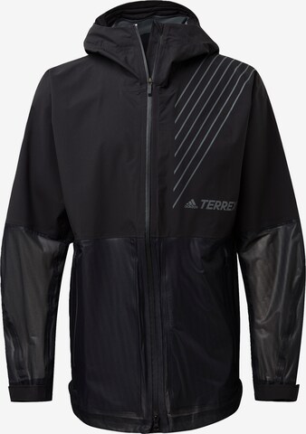 ADIDAS TERREX Outdoorjas in Zwart: voorkant