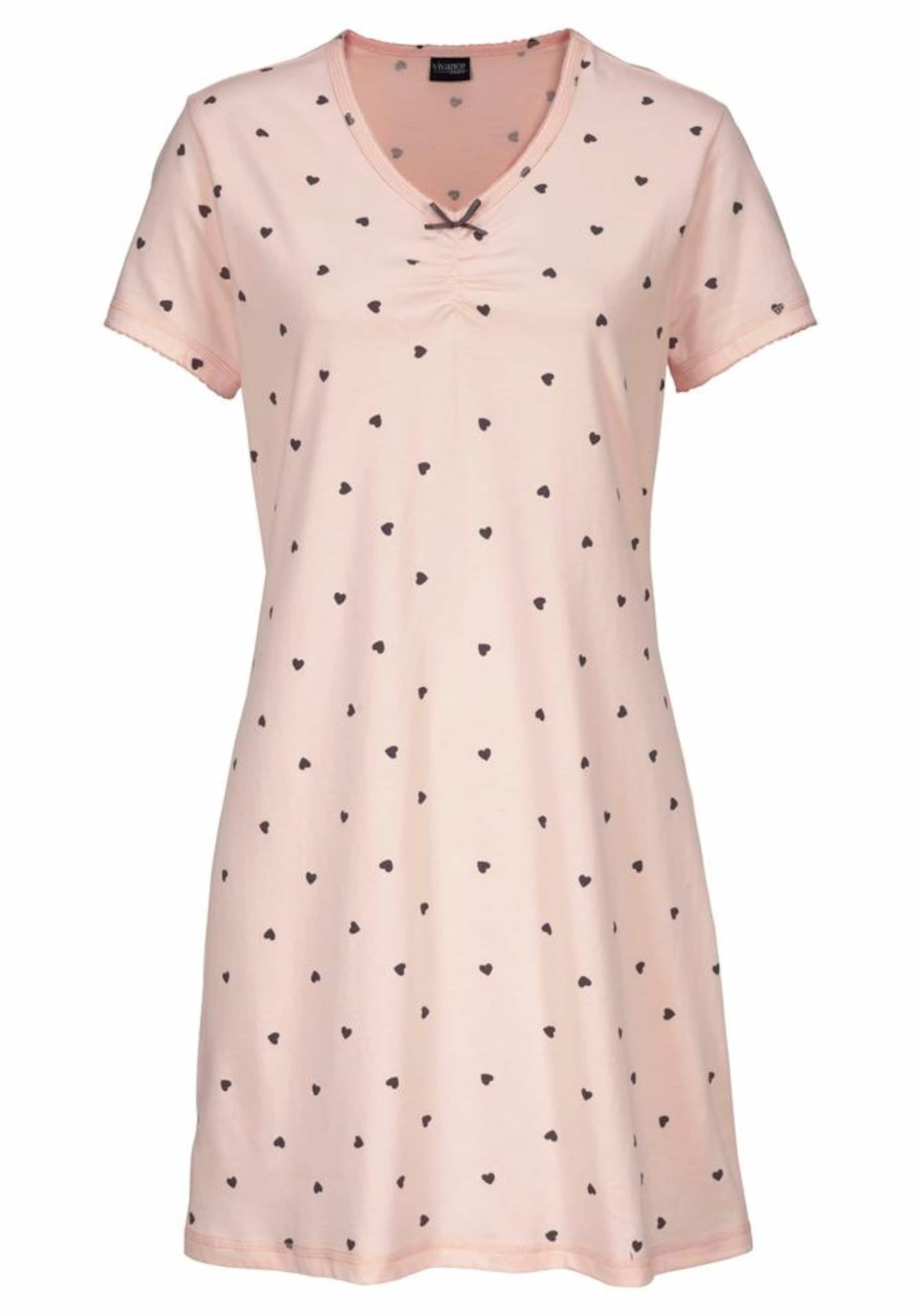 VIVANCE Normální Noční košilka – šedá: přední strana