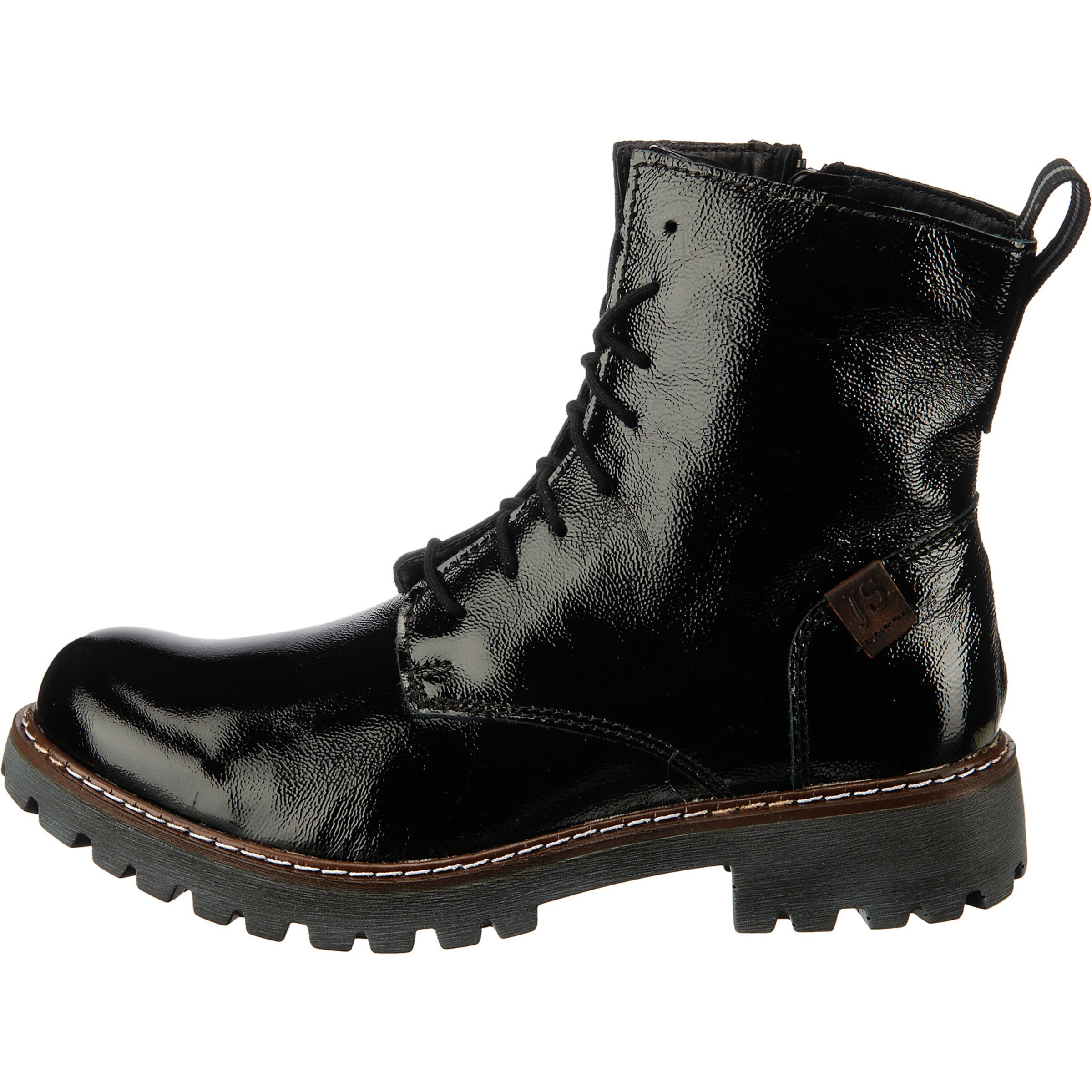 JOSEF SEIBEL Schnürstiefelette 'Marta 02' in Schwarz