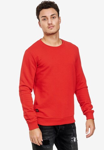 Redbridge Sweatshirt 'Bristol' in Rot: predná strana